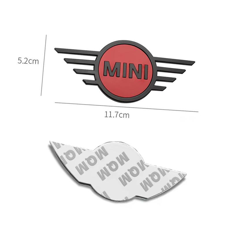 3D Car Chrome Emblem Sticker Auto Trunk Decoration Badge Label For BMW MINI WORKS One Cooper JCW R60 R59 R58 R57 R56 R55 R53 R52