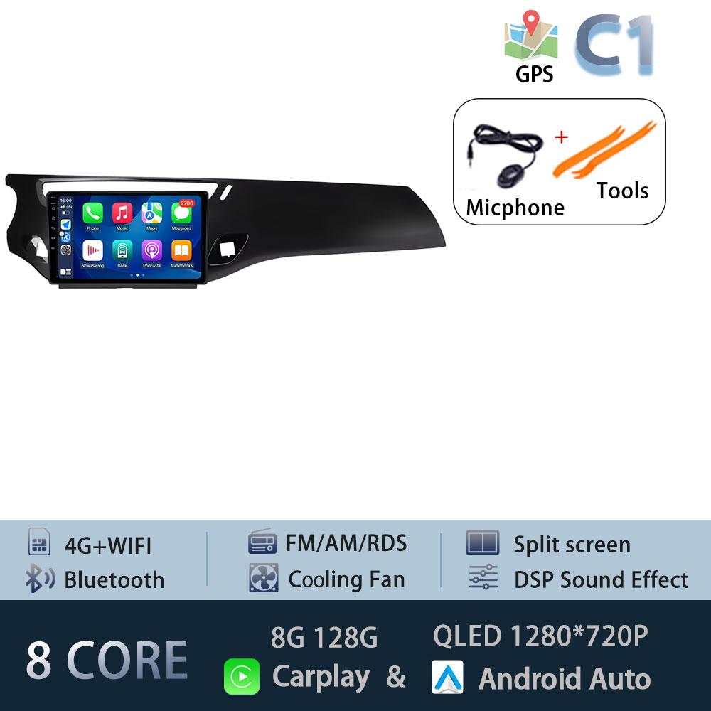Android 15 Car Radio For Citroen C3 DS3 2010-2016 5G WIFI Head Unit Navigation Autoradio DSP BT Wireless Carplay Auto 4G