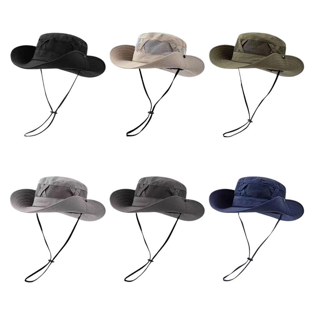 Fashion Breathable Summer Bucket Hat Portable Casual Sun Hat Sun Protection Panama Cap Mountaineering