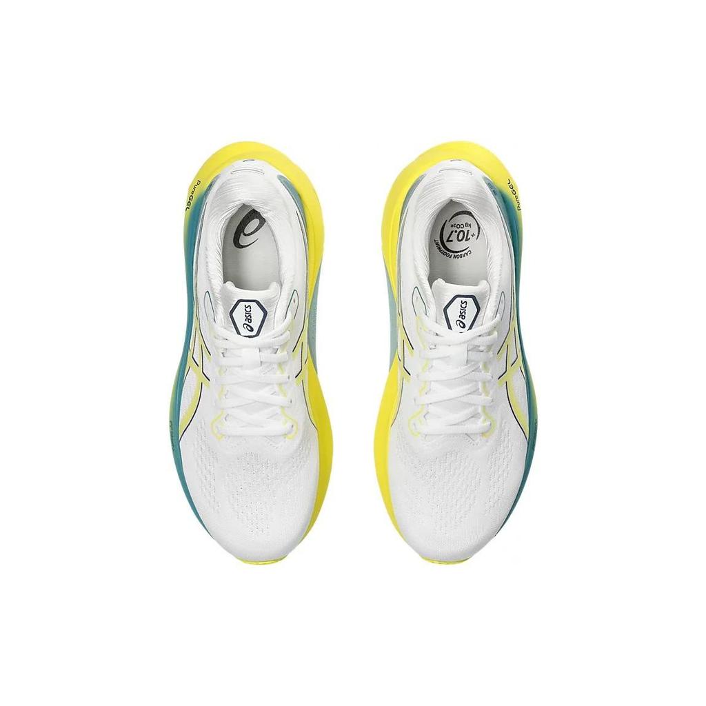 Asics Gel Kayano 30 White Bright Yellow Men Sneakers 1011B548-101