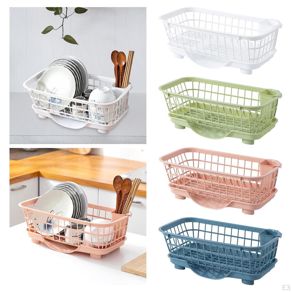Basket Bowl Drying Holder, Dish Drainer Rack, Over The Sink Rack for Plate