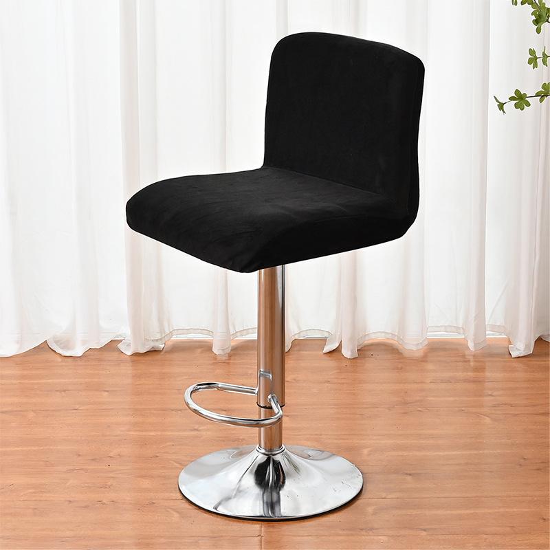 Чехол для табурета, квадратный вращающийся барный стул, сидение, бархатный защитный чехол для барного стула, высота стойки, средняя, низкая спинка, стул, праздничный