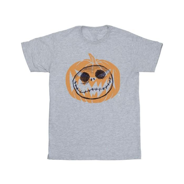 The Nightmare Before Christmas Mens Jack Skellington Pumpkin Head T-Shirt