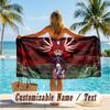 Custom Text Beach Towel, Soft Absorbent Swimming Multi-use TowelNeon Genesis Evangelion