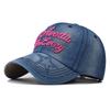 Denim Baseball Cap With Embroidery For Unisex Casual Summer Fashion