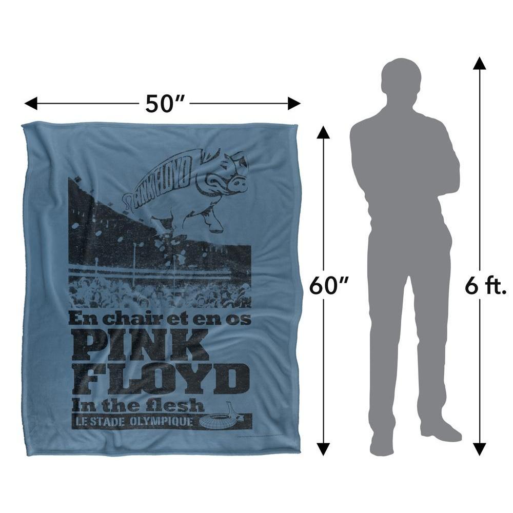 Pink Floyd In The Flesh Silky Supersoft Blanket