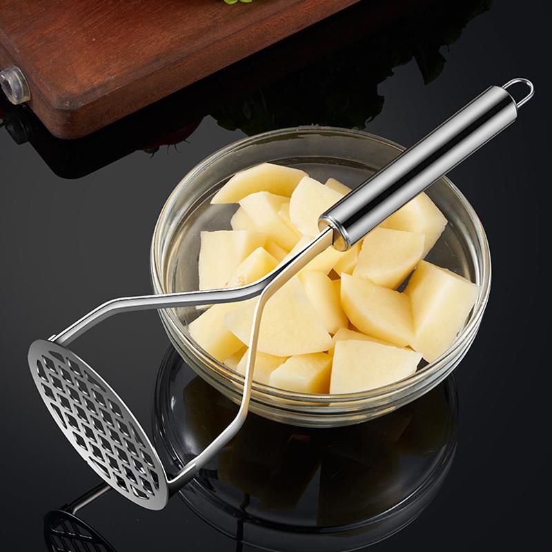 Kitchen Gadget Creative Mud Press Masher Puree Juice Maker Stainless Steel Potatoes Crusher Pusher Fruit Tools Cocina Cozinha