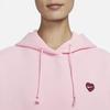 Nike Женская толстовка с капюшоном и логотипом в форме сердца, розовая FD9932-690