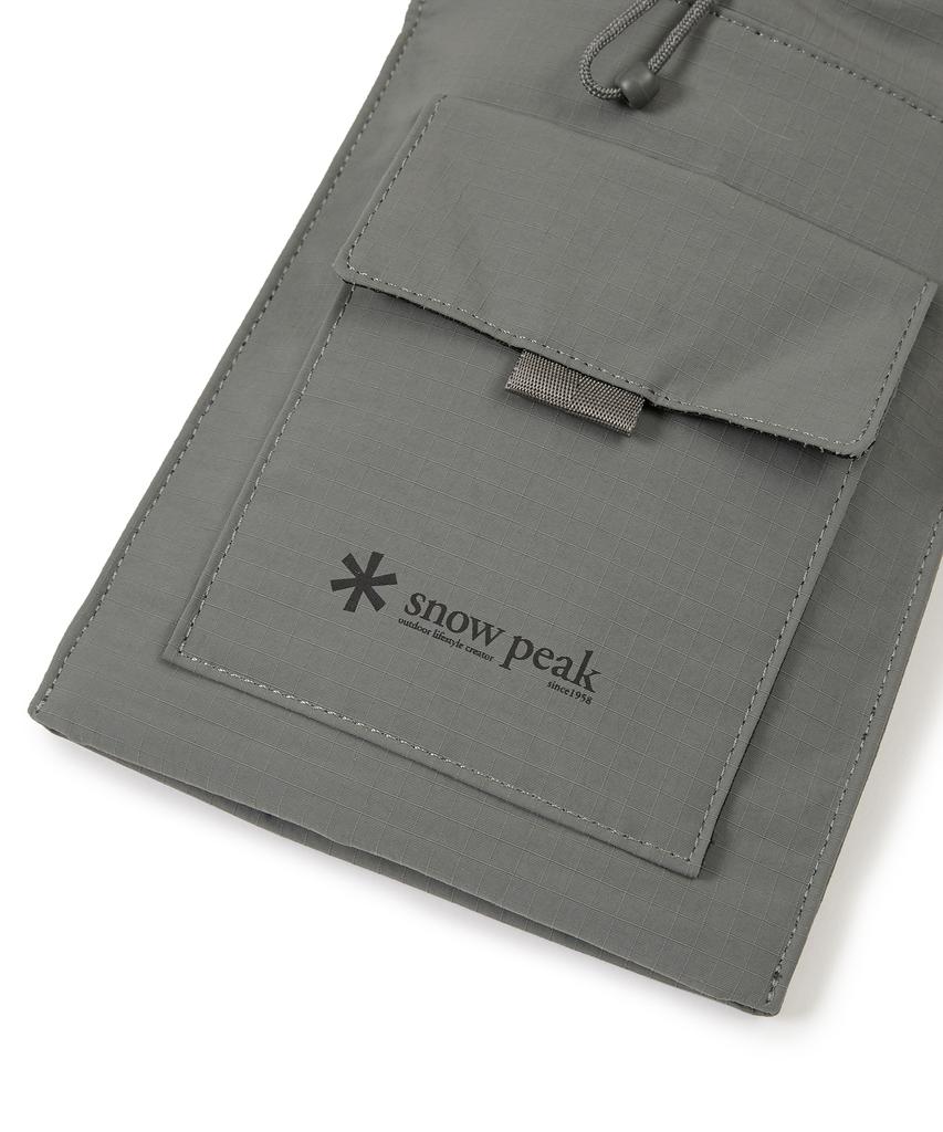 Snowpeak Apparel Мини-сумка-почтальон Dual Tech Темно-серый (S24Sufsb38)