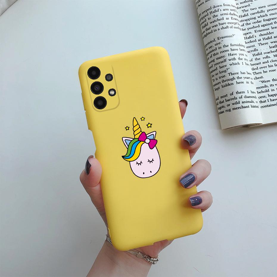 Чехол для Samsung A13 4G Милый мультяшный расписной чехол Силиконовый мягкий ТПУ Чехол для телефона Для Samsung Galaxy A13 A 13 A 03 A03 Core Fundas