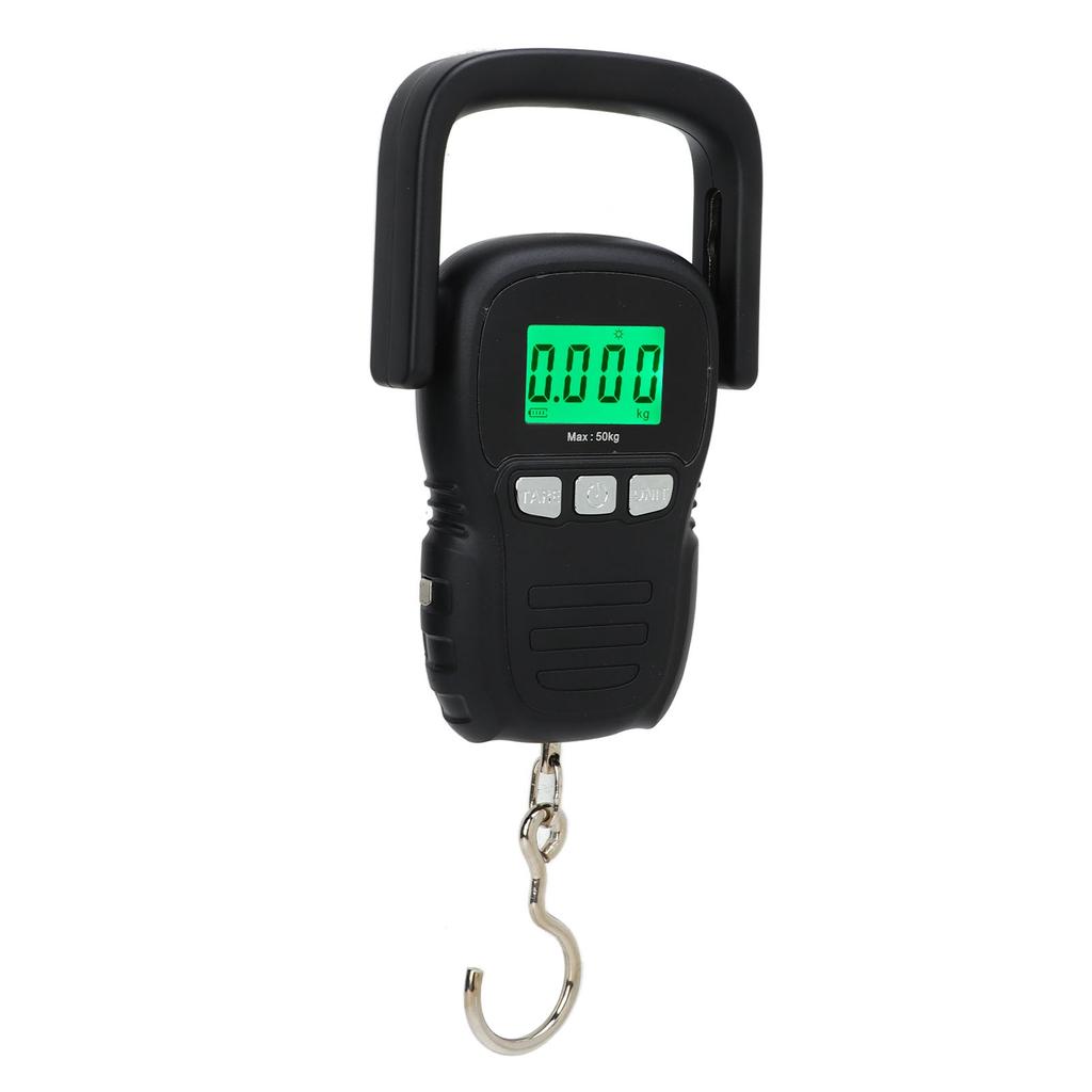 Цифровые подвесные весы, предел 50 кг, водонепроницаемые, нержавеющая сталь, скоба, S-крюк, пластиковый корпус, ручные электронные крановые весы