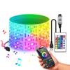 Bluetooth 5V USB светодиодная лента двухслойная медная печатная плата 5050 RGB 30 светодиодов/м гибкая диодная лента для телевизора, кухни, игровой комнаты, декора