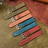 Vintage Italian First Layer Cowhide Watchband 20mm 22mm Handmade Vegetable Tanned Leather Watch Strap Men Wristband Bracelets