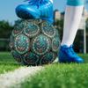 Ocean Mystery Mandala Round Football Size 5 Adult Ball Suitable for Training Matches and Outdoor Team.