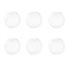 Round Transparent Soft Silicone Non-slip Door Stopper Muffler Wall Protector Self-adhesive Door Handles Bumper Protective Plug