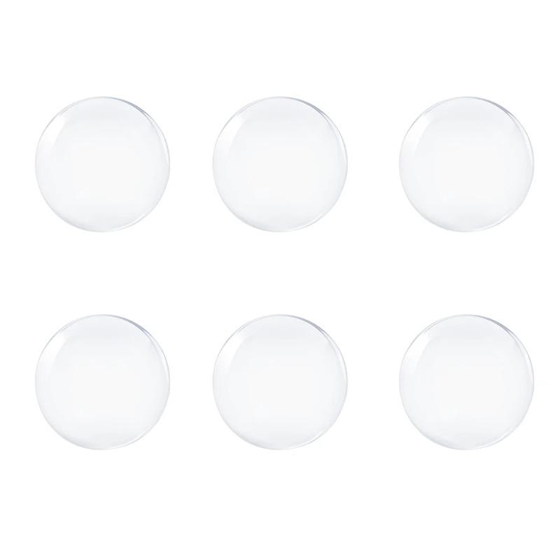 Round Transparent Soft Silicone Non-slip Door Stopper Muffler Wall Protector Self-adhesive Door Handles Bumper Protective Plug