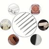 Premium Needle File Set - High-Carbon Steel Files With Non-Slip Ergonomic Handles For Precise Filing On Wood, Plastic, Model