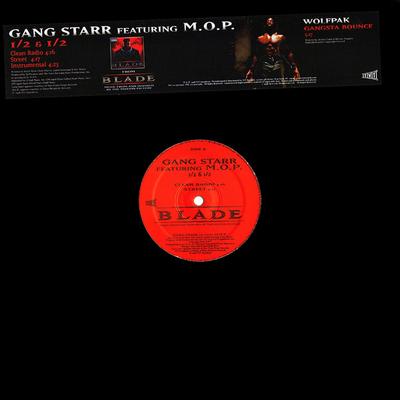 12-дюймовая пластинка GANG STARR / WOLFPAK - 1/2 & 1/2 TVT82110 TVT Records 1998 США Рэп и Хип-Хоп/R&B Б/у