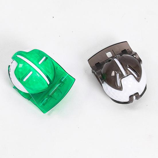 Инструмент для маркера линии мяча для гольфа, пружинный дизайн, компактный размер, портативный двусторонний мяч для гольфа, инструмент для выравнивания и маркировки, аксессуар