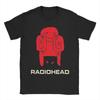 Мужская футболка Radiohead Модная хлопковая футболка с круглым вырезом с коротким рукавом Печатная одежда