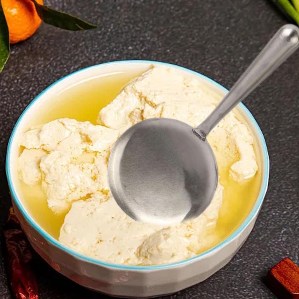 Сервировочная ложка для тофу из нержавеющей стали, удобная термостойкая многофункциональная кухонная утварь, совок для кухни