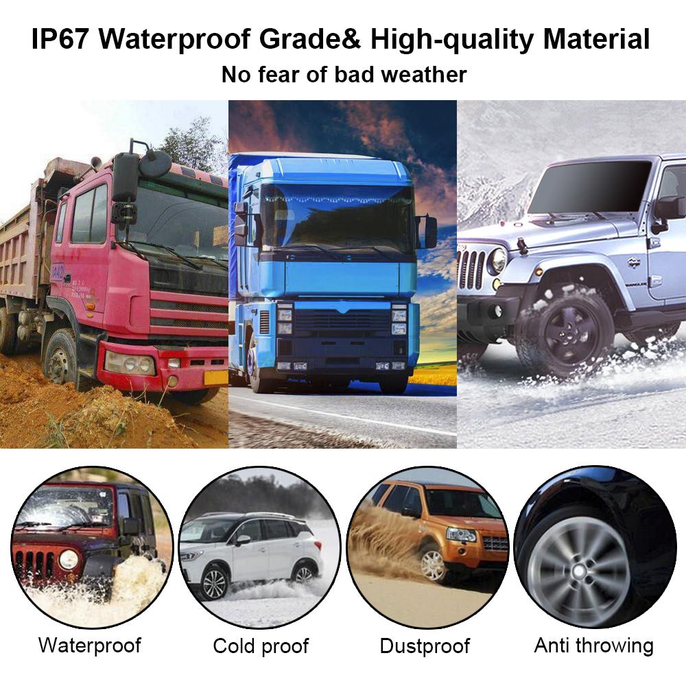 Система контроля давления в шинах Вращающаяся конструкция Солнечная система TPMS Автомобильный монитор давления в шинах Предупреждение о температуре Экономия топлива с 4 внешними датчиками