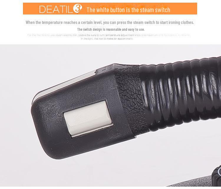 Red Heart RH126 Мощный электрический паровой утюг для одежды, штор и химчистки.