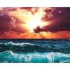 5D DIY алмазная живопись закат морской пейзаж Алмазная вышивка полный набор мозаики вышивка крестиком домашний декор подарки ручной работы