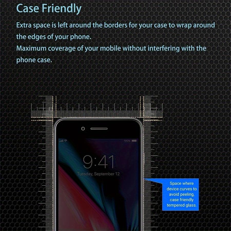 2 шт. антишпионское закаленное стекло для iPhone SE 2020 2023 SE2 SE3 7 8 iPhone7 iPhone8 Защитная пленка для экрана для iPhone 7 Plus 8 Plus 6 6S Plus 5 5S 5C