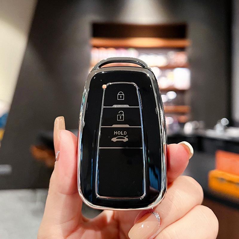 Чехол для автомобильного ключа Toyota для Camry, Corolla, Dragon, Hanlanda, Wildlander, Rongfang. Защитный чехол с пряжкой.