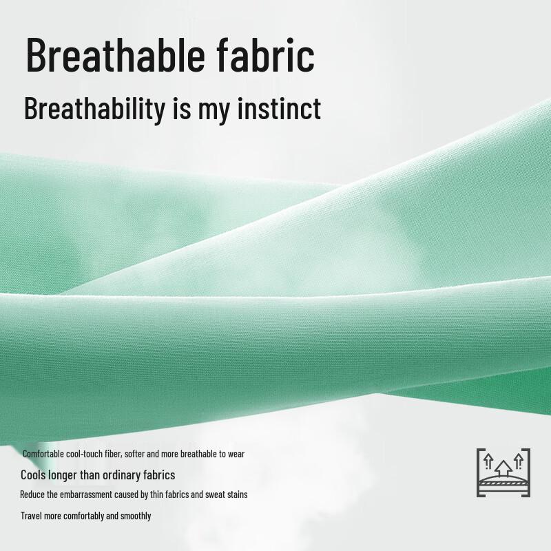 VANCL Men's Ice Silk Loose Fit Cool-Touch Short Sleeve T-Shirt