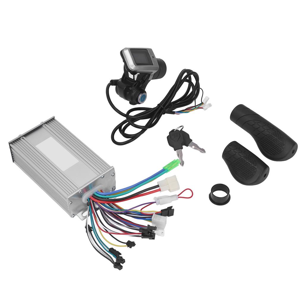 Electric Bicycle Controller Kit 36V 48V 500W Brushless Motor Controller LCD Display Speed Control