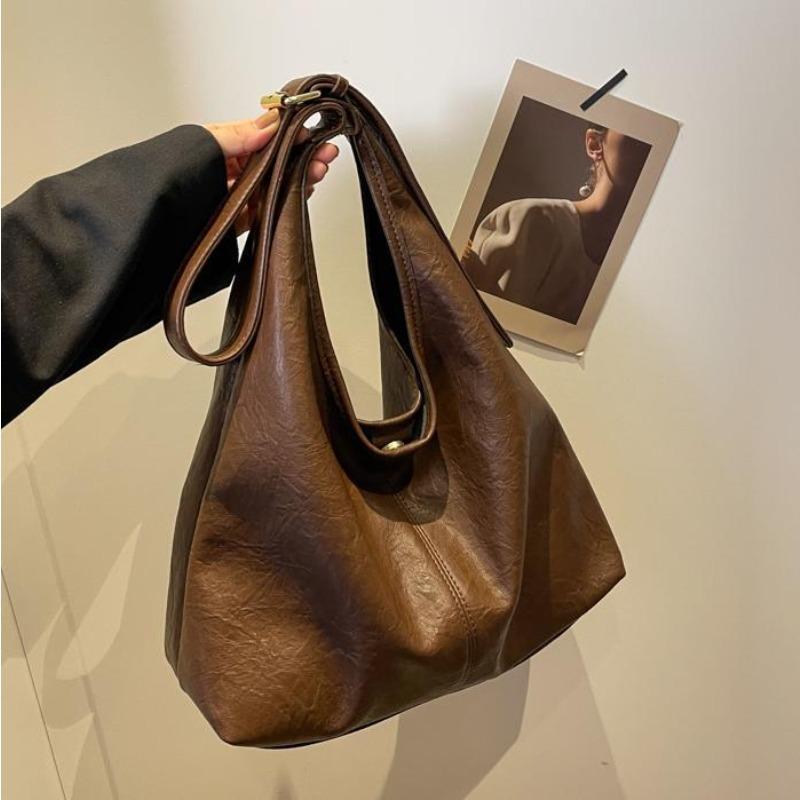 Simple Retro Underarm Bag Women's Autumn and Winter Super Popular Shoulder Bag High-end Sense Large-capacity Tote Bag