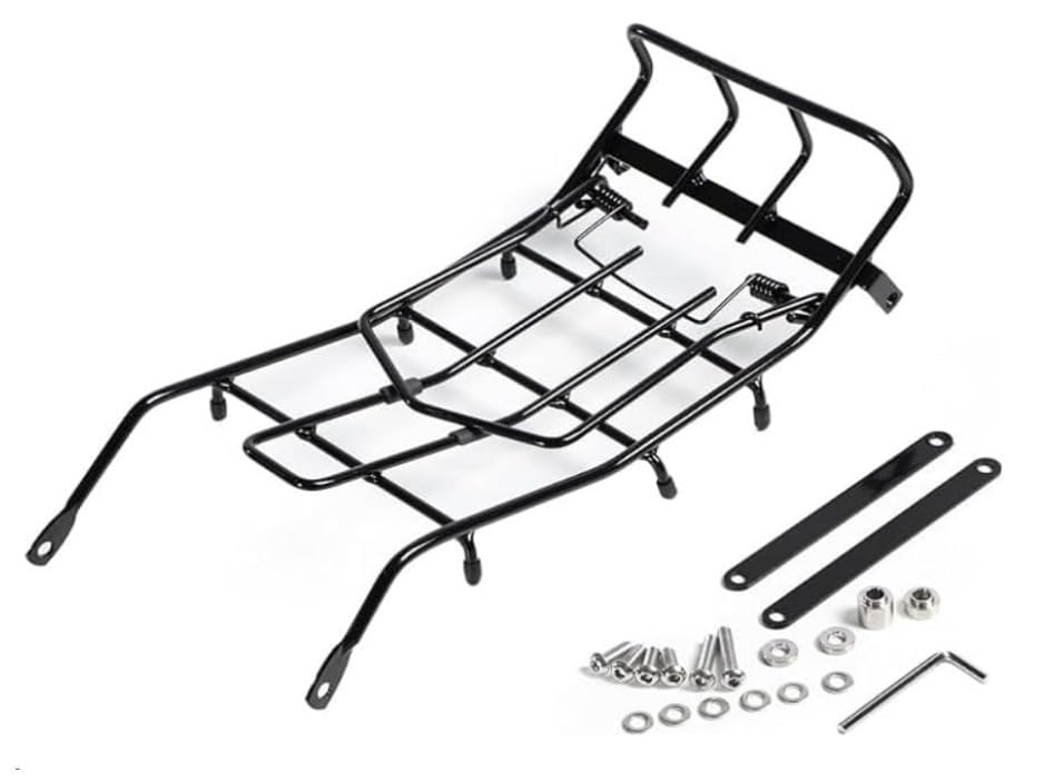 Center Carrier Kit for Honda Super Cub 50/110 and Cross Cub 50/110, Black Painted, Aftermarket Part