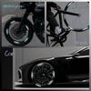 TOCCOOL Reflective Wheel Stickers Car Decorative Stickers Night Warning Stickers Color Full Seals for