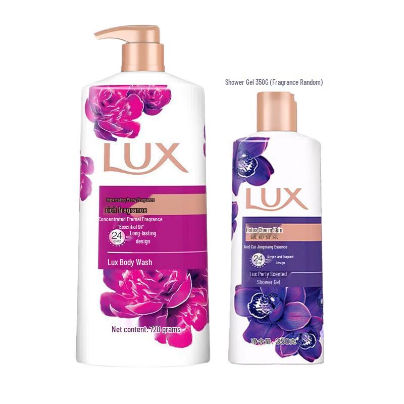 LUX Peony Scented Body Wash Duo Pack