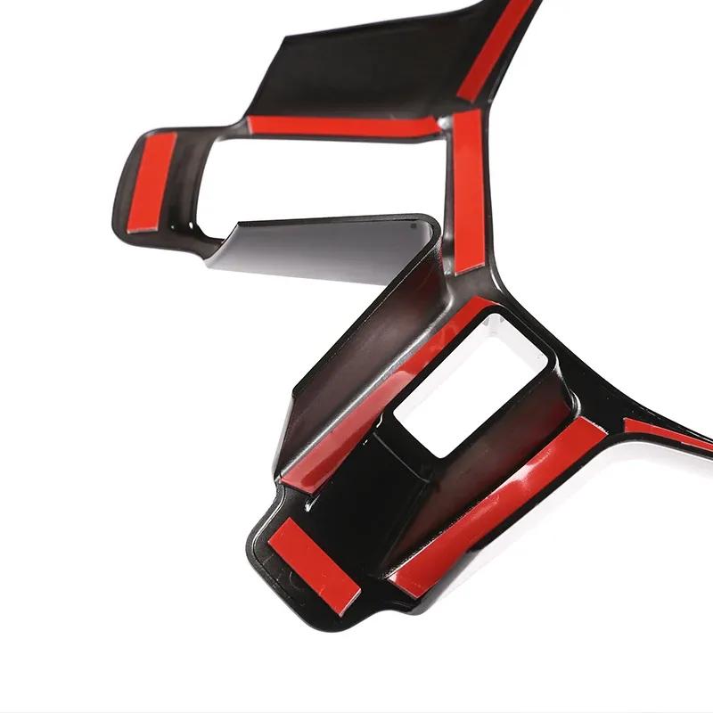 For Land Rover Defender 90 110 L663 -2024 ABS Carbon Steering Wheel Frame Cover Modification Decorative Trim Accessories