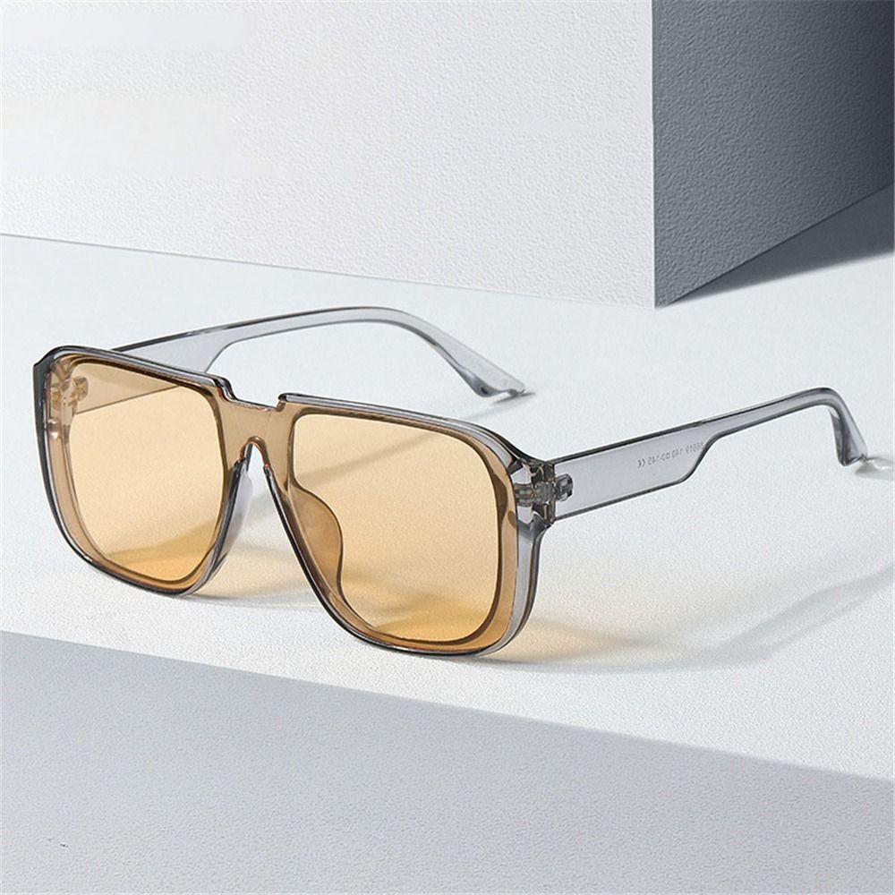 Hot Ins Favor Men's Mirror Shades Flat Top UV400 Eyewear Trendy Women's Sun Glasses