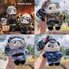 Navy Panda Army Plush Keyring Embroidered Details Animal Enthusiasts