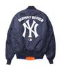 MLB Collaboration Jacket [AVIREX] MA-1 783-3252049 (M Size, 120 Navy)