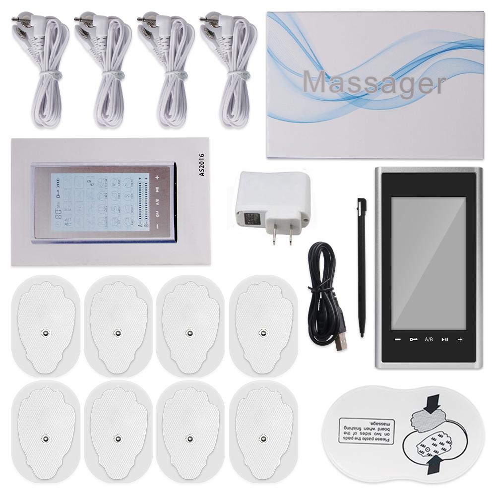 Tens Muscle Stimulator 24-Mode Electric EMS Acupuncture Body Massage Digital Therapy Slimming Machine Electro Stimulator