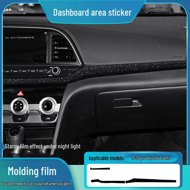Starry Sky Frosted Film for 2016-2020 Hyundai Elantra Interior Modification - Free Replacement for Damaged Stickers