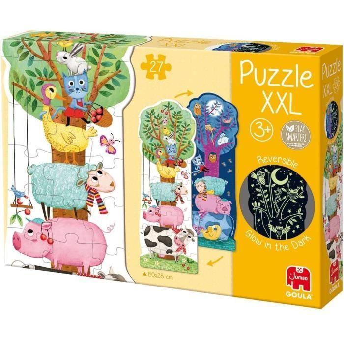 Пазл XXL Ферма День/Ночь Goula - Светится в темноте - Для детей - Белый