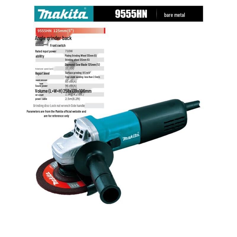 Makita Professional Angle Grinder CN plug (adapter included)
