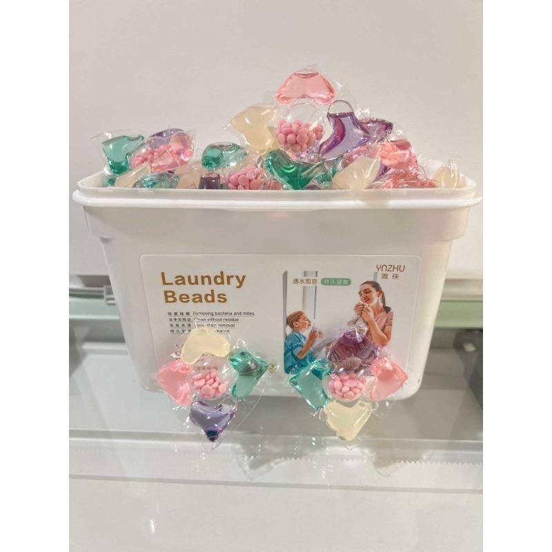 Три в одной коробке с гранулами геля для стирки, стойкие ароматизированные гранулы, мягкое и удаляющее клещей моющее средство для стирки с множественными эффектами