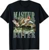 Retro Sunset Fishing Master Baiter Fish Funny Fisherman T-Shirt