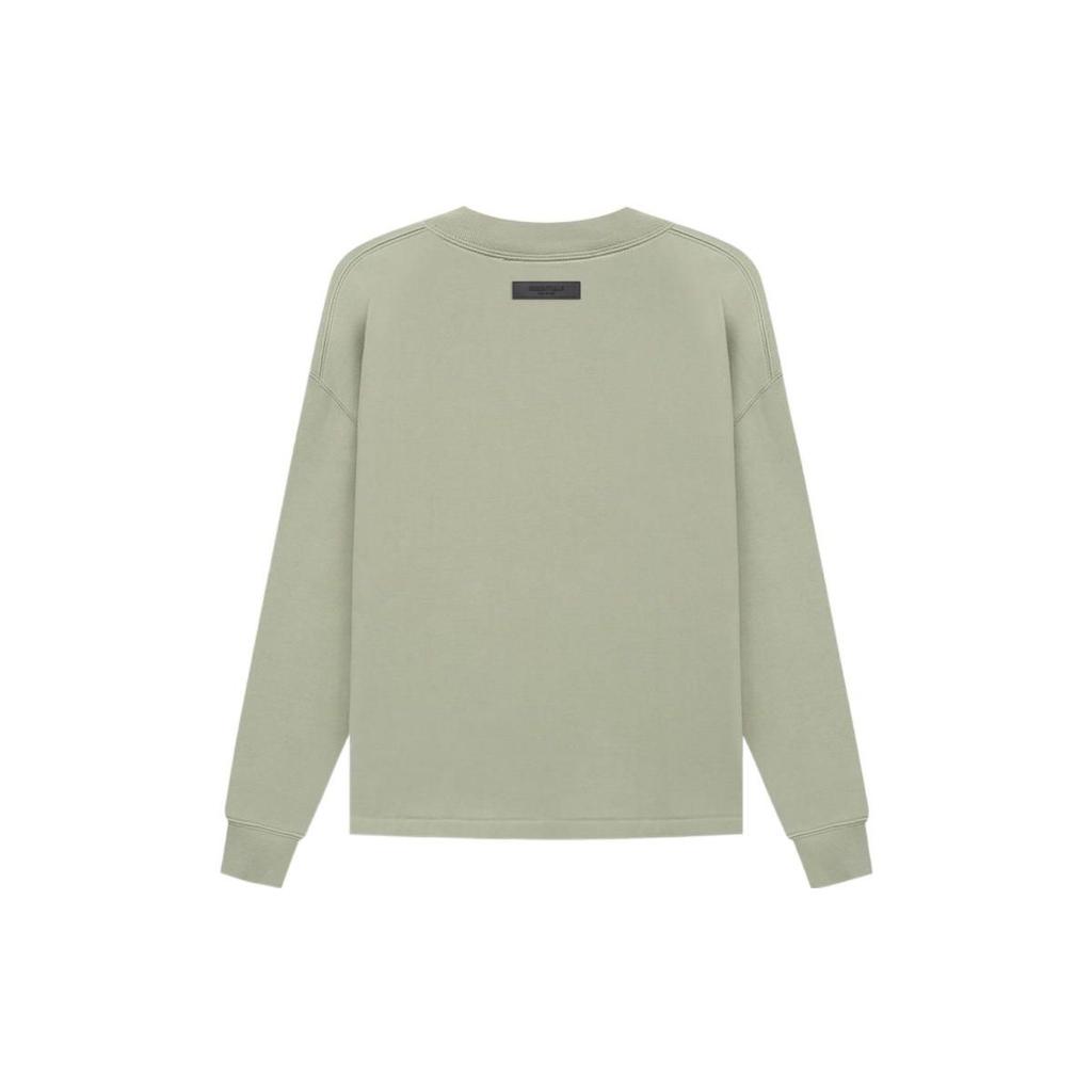 Fear of God Essentials Свободная толстовка с круглым вырезом и флисовой подкладкой SS22 Мужские Топы Цвет Морской Пены FOG-SS22-145