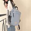 Girls Summer Travel Backpack Nylon Backpack Casual Fashion Lightweight Solid Color College Student Class Bag