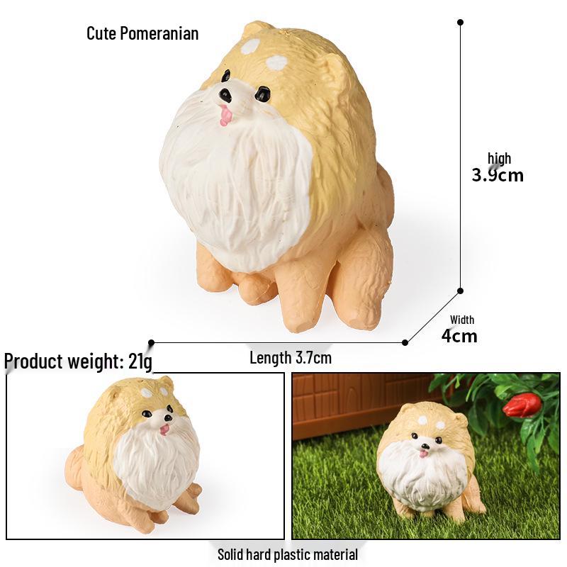 Cute Animal Models: Japanese Raccoon, Flying Squirrel, Monkey, Rabbit, Squirrel, Shiba Inu, Tiger, Lion, Lizard Toy Set