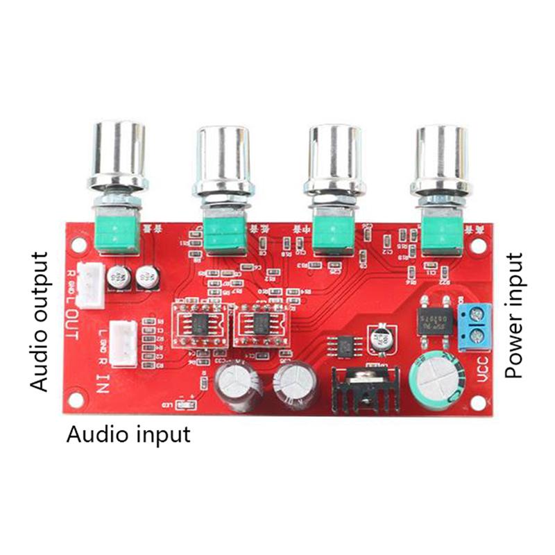Ad828 Hi-Fi стерео предусилитель Плата усилителя регулировки громкости и тона Плата предусилителя